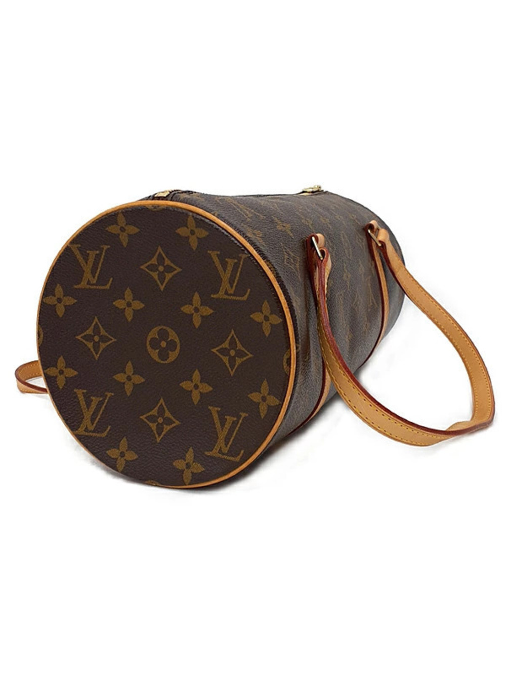 Louis Vuitton Papillon Shoulder Monogram Bag Brown